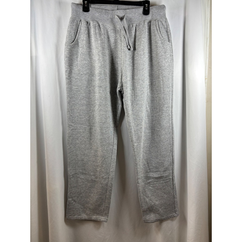 Starting Point Womens XL Heather‎ Gray Fleece Lined Straight Leg Sweatpants